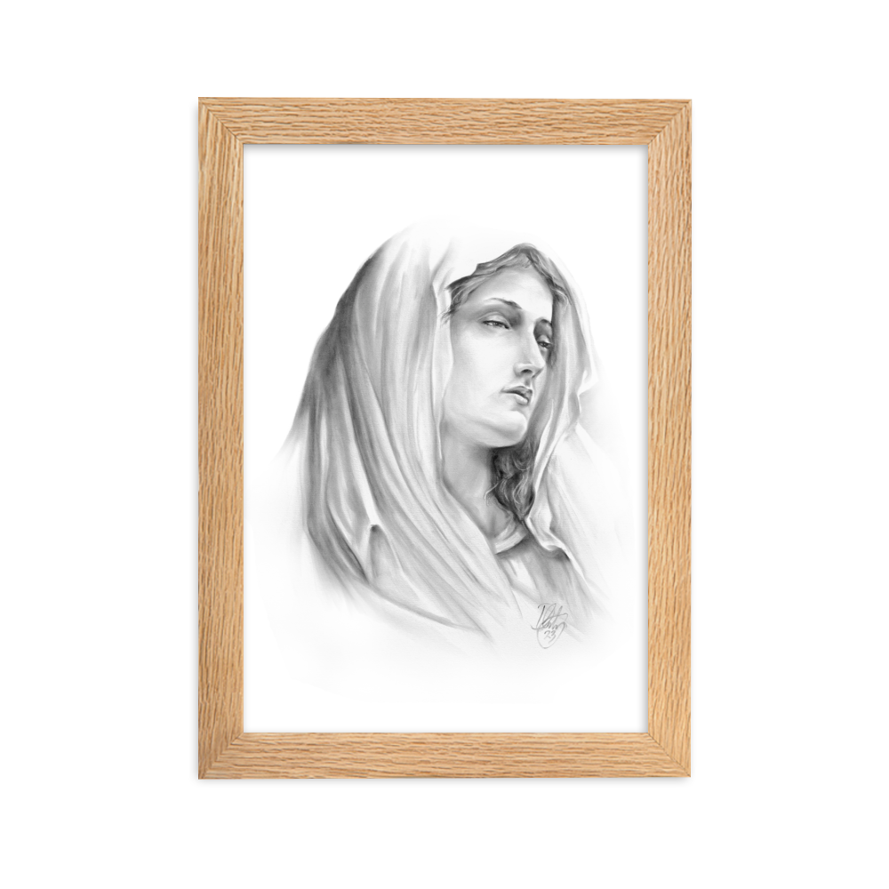 Virgin Saint Mary Framed Print