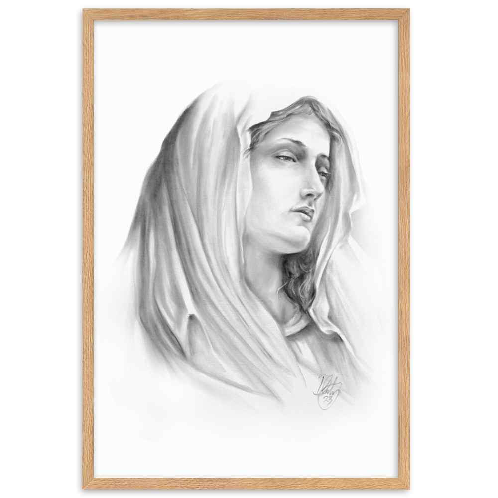 Virgin Saint Mary Framed Print