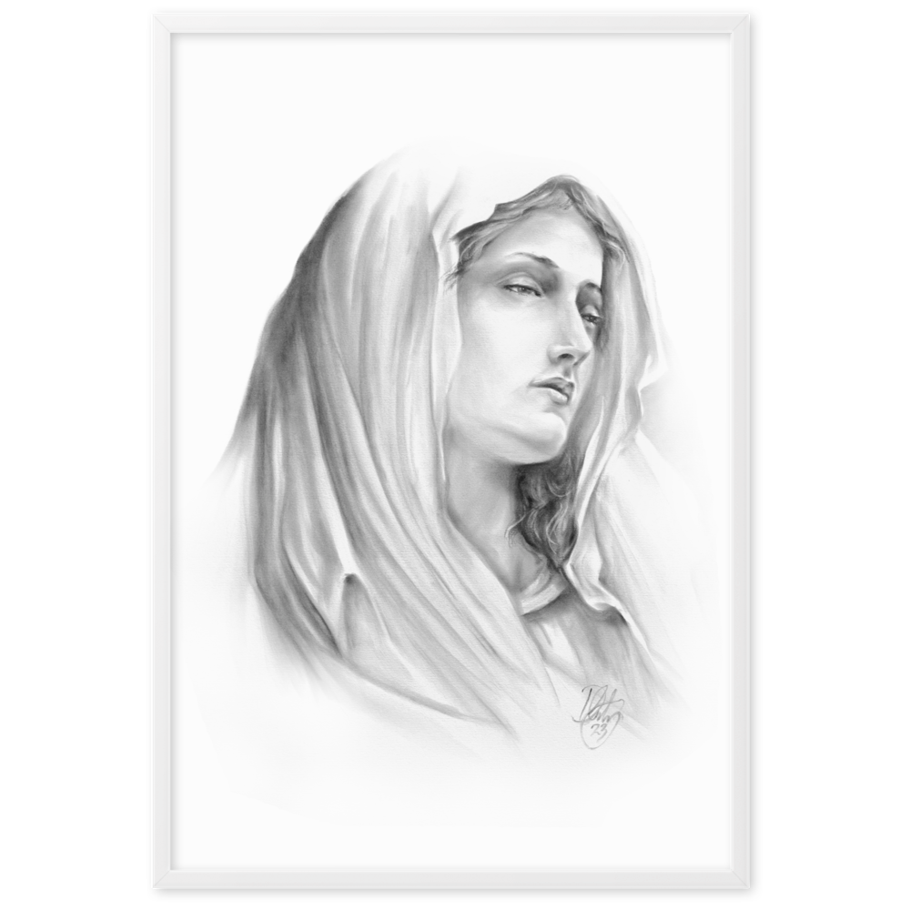 Virgin Saint Mary Framed Print