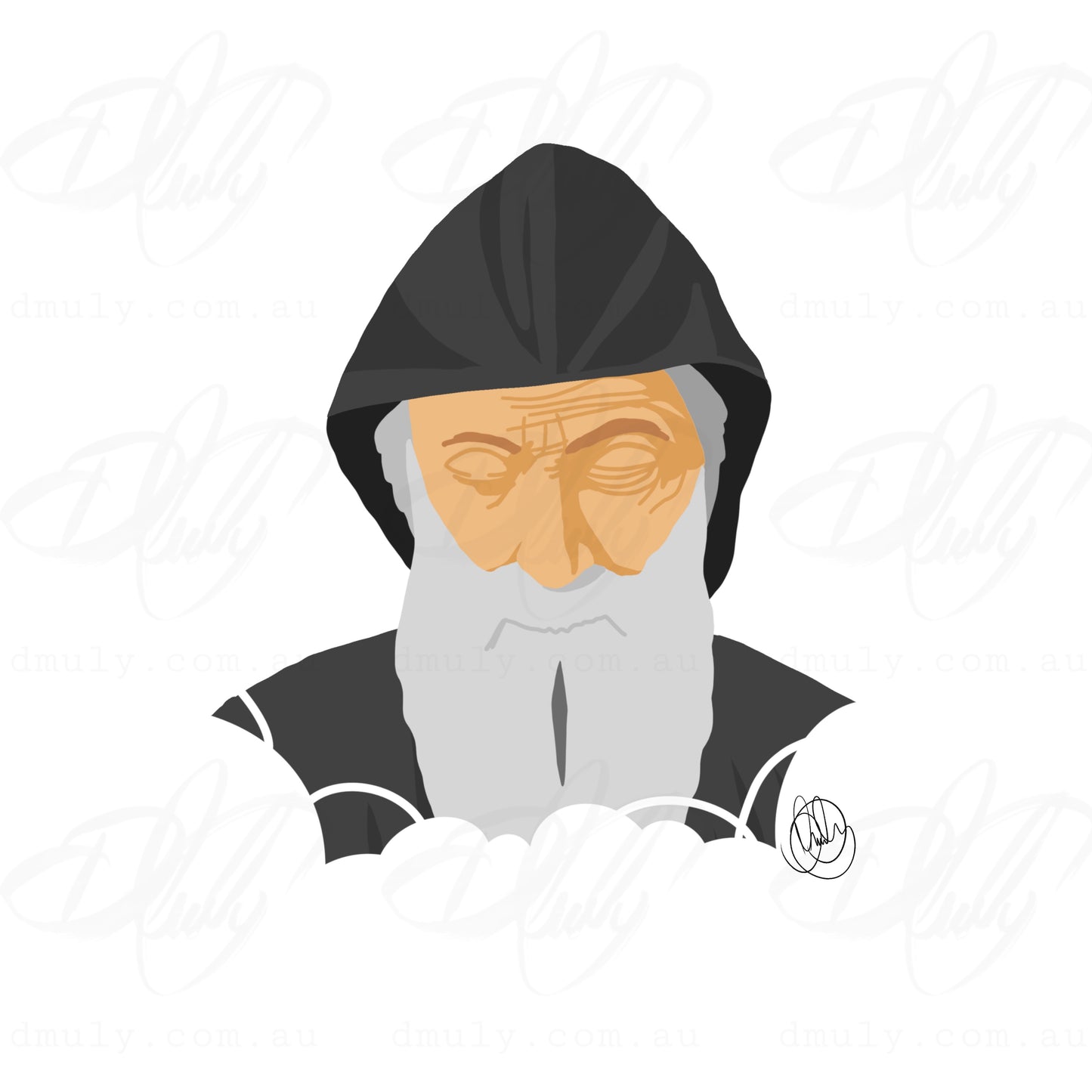 maronite saint charbel coloured print for kids