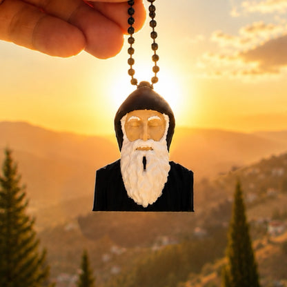 Saint Charbel 40mm 3D Printed Keychain