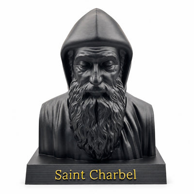 Saint Charbel Bust – Obsidian Legacy