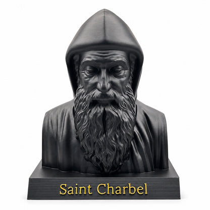 Obsidian Legacy Saint Charbel Bust