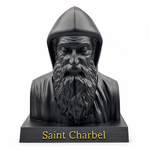 Saint Charbel Bust – Obsidian Legacy