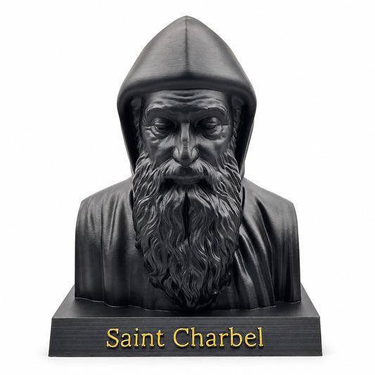 Obsidian Legacy Saint Charbel Bust