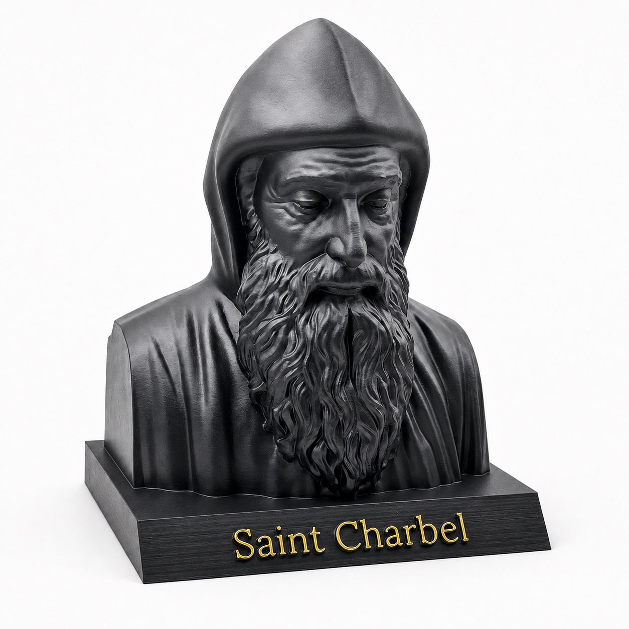 Obsidian Legacy Saint Charbel Bust