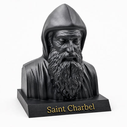 Obsidian Legacy Saint Charbel Bust