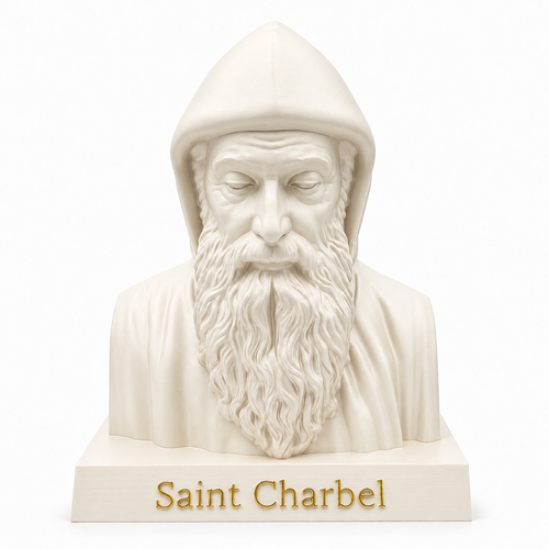 Saint Charbel Bust – Pure Legacy