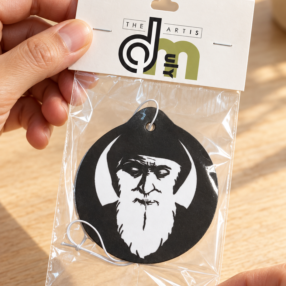 Saint Charbel air freshener package held in hands